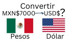 7000 pesos to dollars|7,000 MXN to USD .